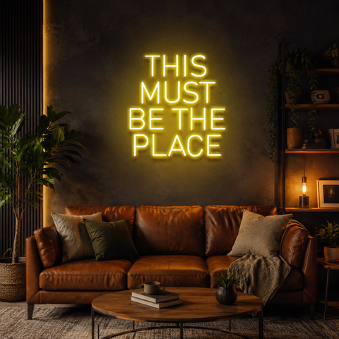 This Must Be The Place Led Neon Sign Light