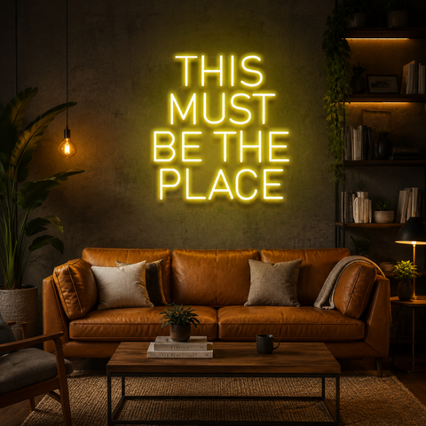 This Must Be The Place Led Neon Sign Light