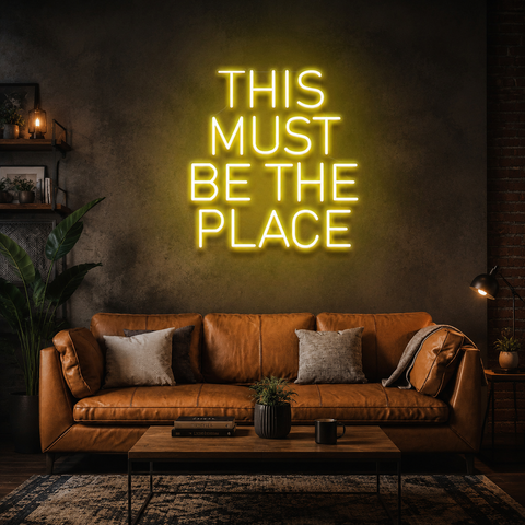 This Must Be The Place Led Neon Sign Light