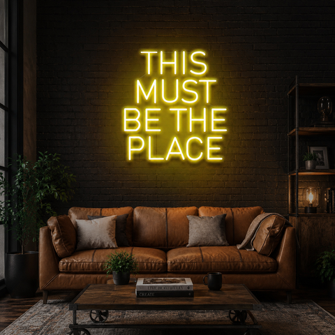 This Must Be The Place Led Neon Sign Light