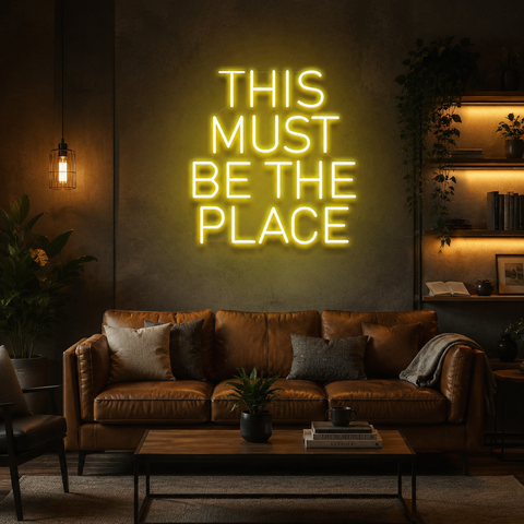This Must Be The Place Led Neon Sign Light