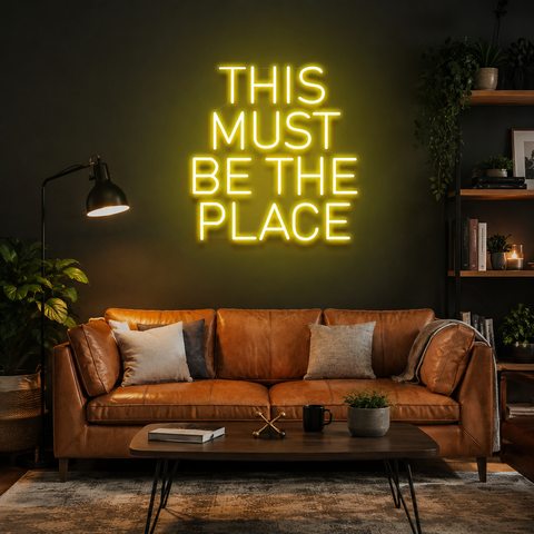 This Must Be The Place Led Neon Sign Light