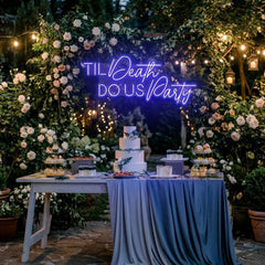 Til Death Do Us Party Led Neon Sign Light