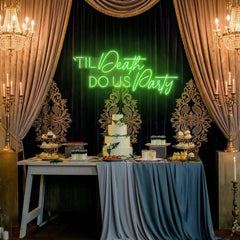 Til Death Do Us Party Led Neon Sign Light
