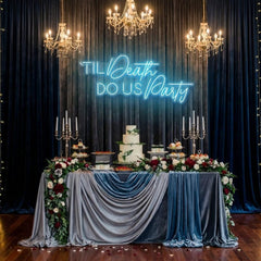 Til Death Do Us Party Led Neon Sign Light
