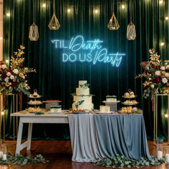 Til Death Do Us Party Led Neon Sign Light