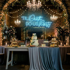 Til Death Do Us Party Led Neon Sign Light