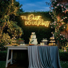 Til Death Do Us Party Led Neon Sign Light