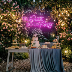Til Death Do Us Party Led Neon Sign Light