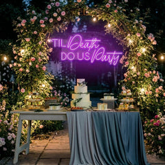 Til Death Do Us Party Led Neon Sign Light