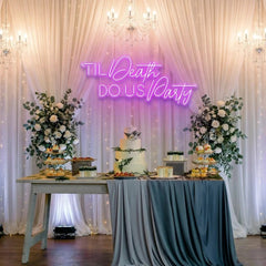 Til Death Do Us Party Led Neon Sign Light