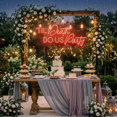 Til Death Do Us Party Led Neon Sign Light