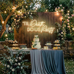 Til Death Do Us Party Led Neon Sign Light