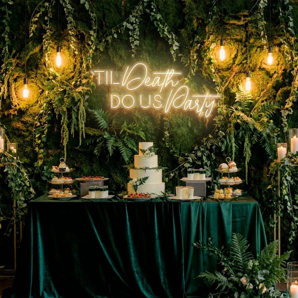 Til Death Do Us Party Led Neon Sign Light