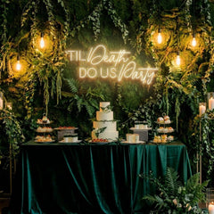 Til Death Do Us Party Led Neon Sign Light