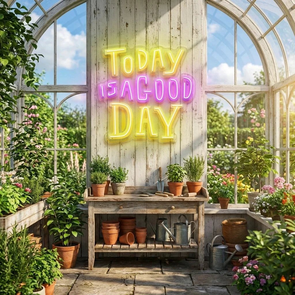Today Is A Good Day Artwork Led Neon Sign Light