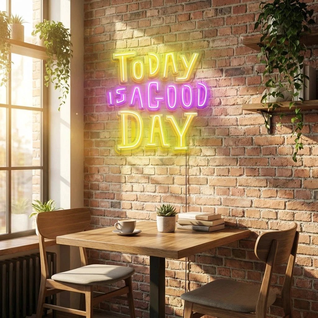 Today Is A Good Day Artwork Led Neon Sign Light