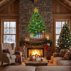 Traditional Christmas Tree Art Work Led Neon Sign Light