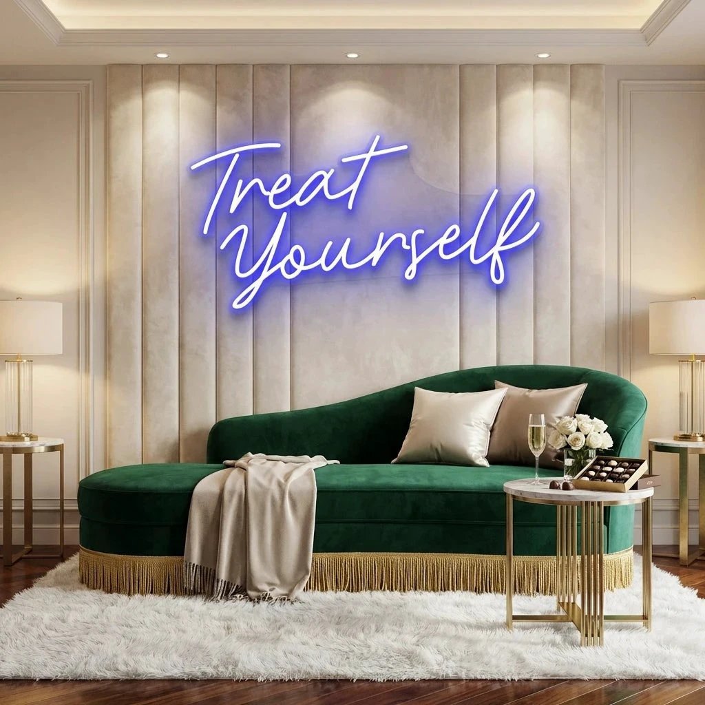 Treat yourself Led Neon Sign Light