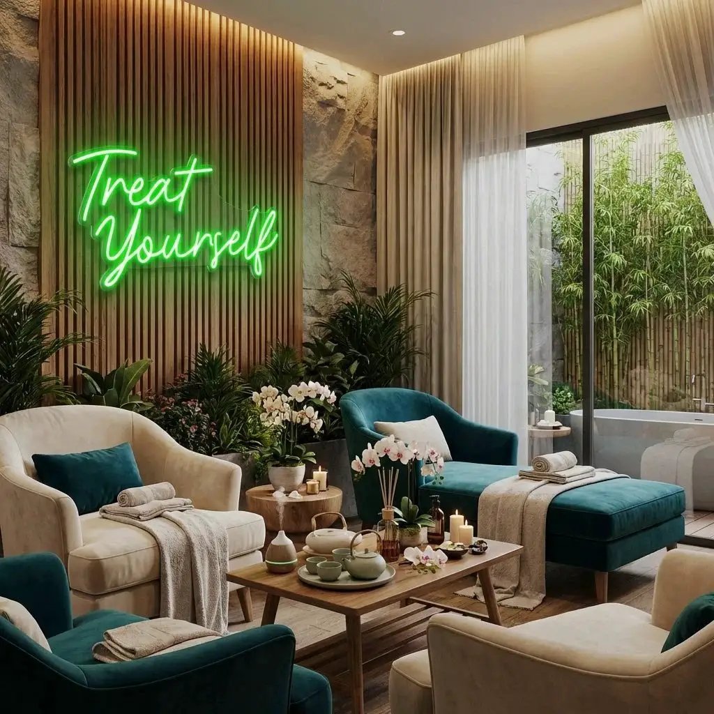 Treat yourself Led Neon Sign Light