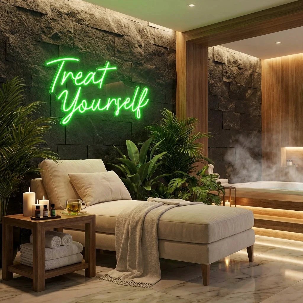 Treat yourself Led Neon Sign Light