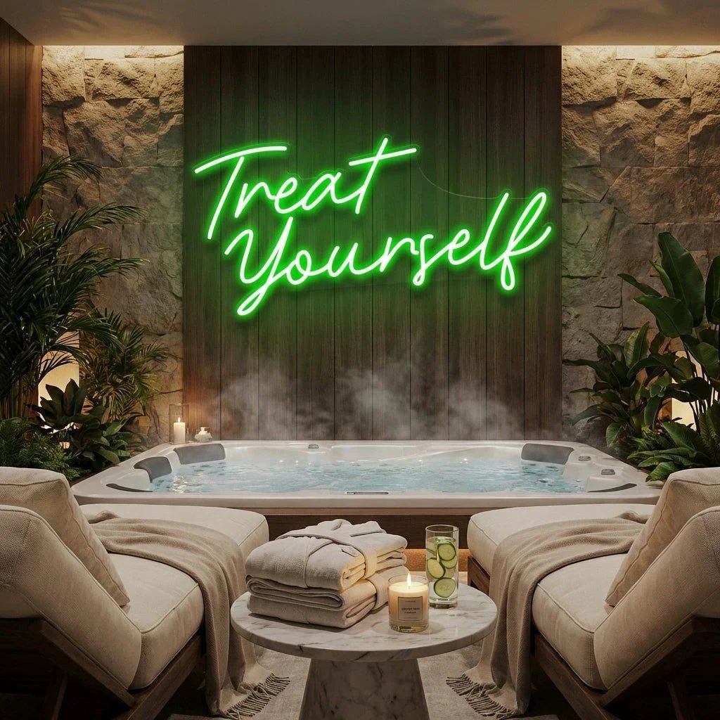 Treat yourself Led Neon Sign Light