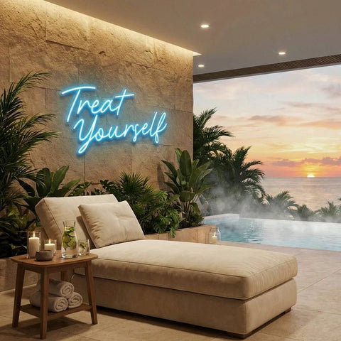 Treat yourself Led Neon Sign Light