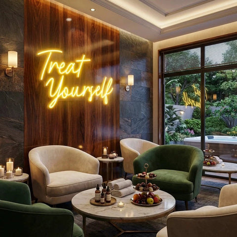 Treat yourself Led Neon Sign Light