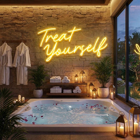Treat yourself Led Neon Sign Light