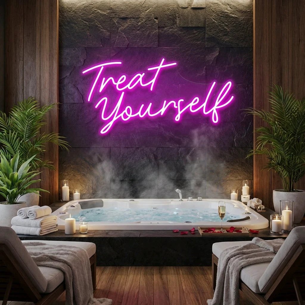 Treat yourself Led Neon Sign Light