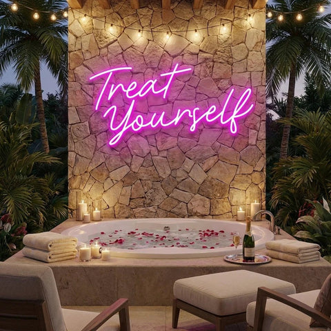 Treat yourself Led Neon Sign Light