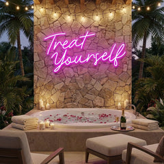 Treat yourself Led Neon Sign Light