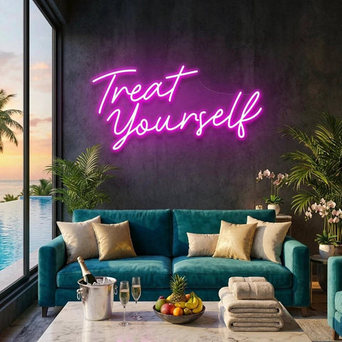 Treat yourself Led Neon Sign Light