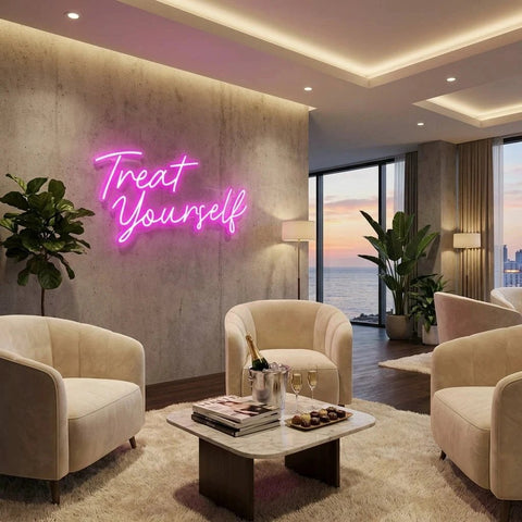 Treat yourself Led Neon Sign Light