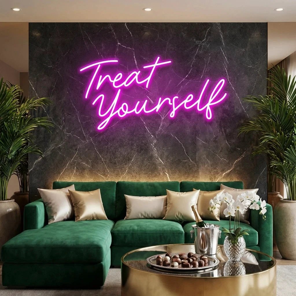 Treat yourself Led Neon Sign Light
