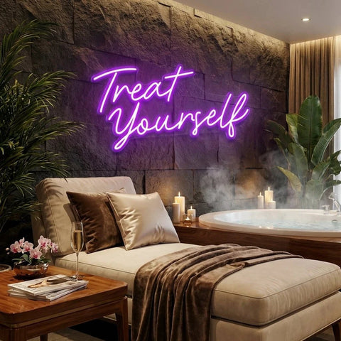 Treat yourself Led Neon Sign Light