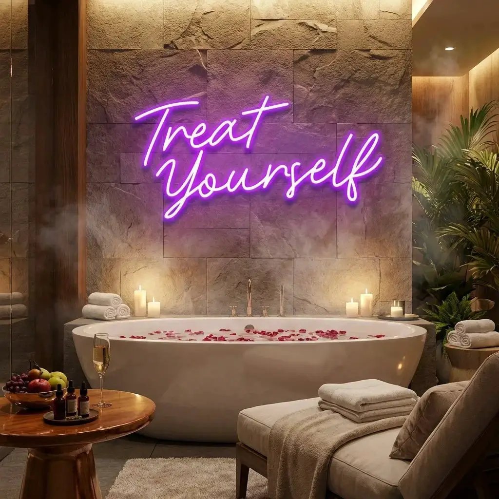 Treat yourself Led Neon Sign Light