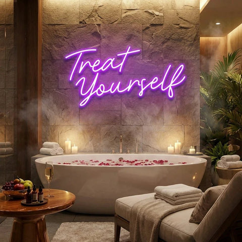 Treat yourself Led Neon Sign Light