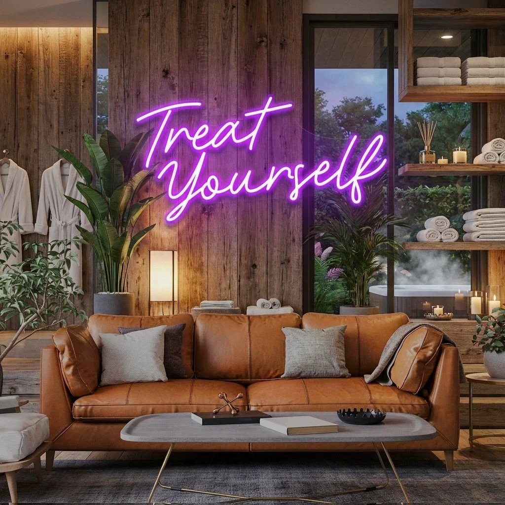Treat yourself Led Neon Sign Light