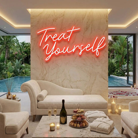 Treat yourself Led Neon Sign Light