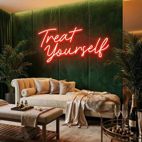 Treat yourself Led Neon Sign Light