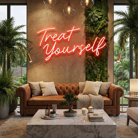 Treat yourself Led Neon Sign Light