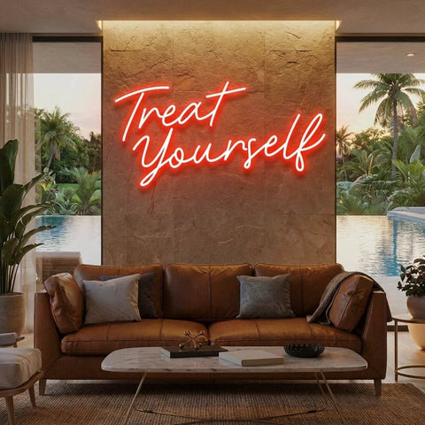 Treat yourself Led Neon Sign Light