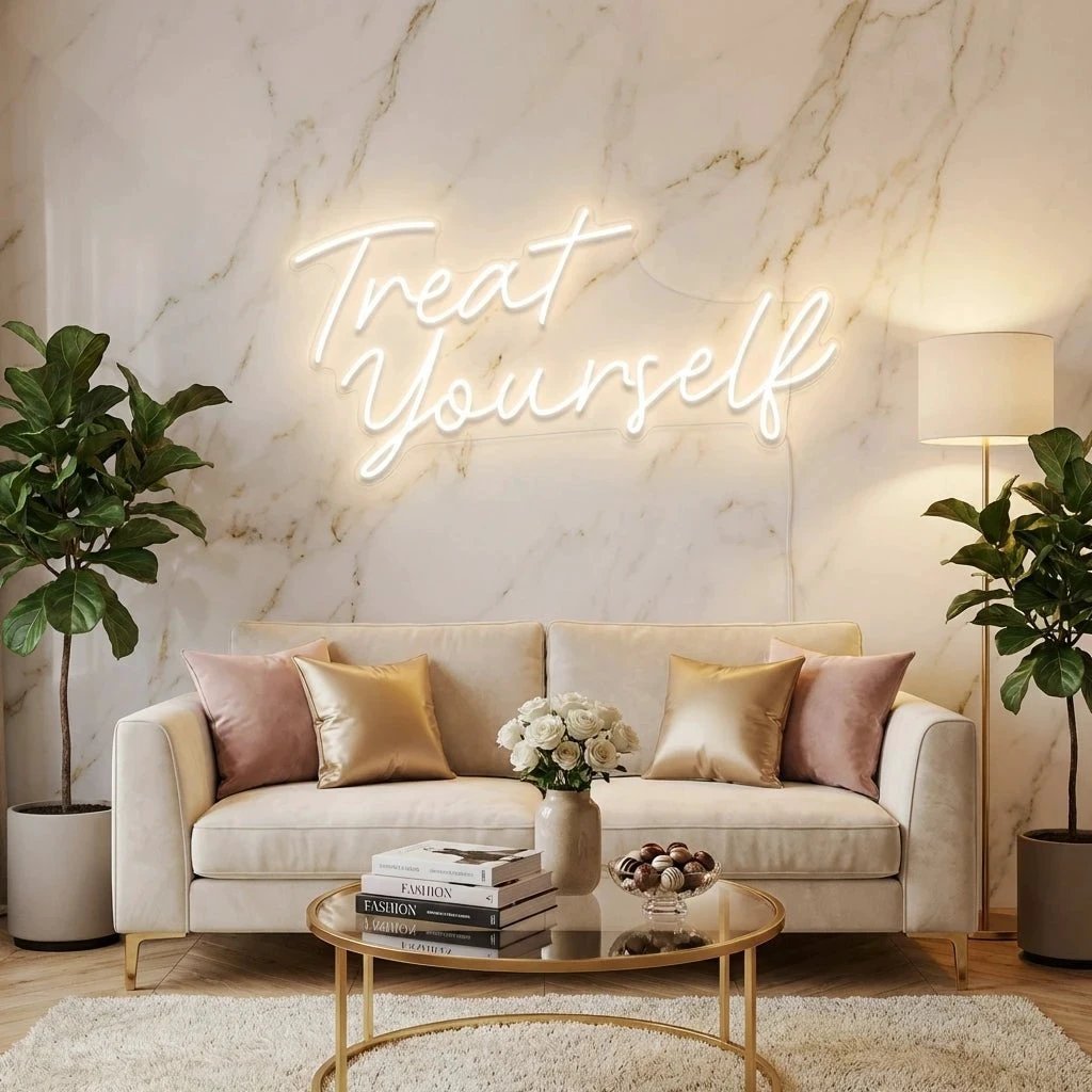 Treat yourself Led Neon Sign Light