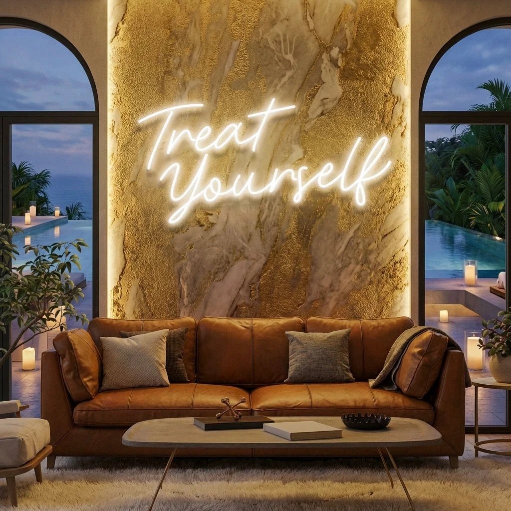 Treat yourself Led Neon Sign Light