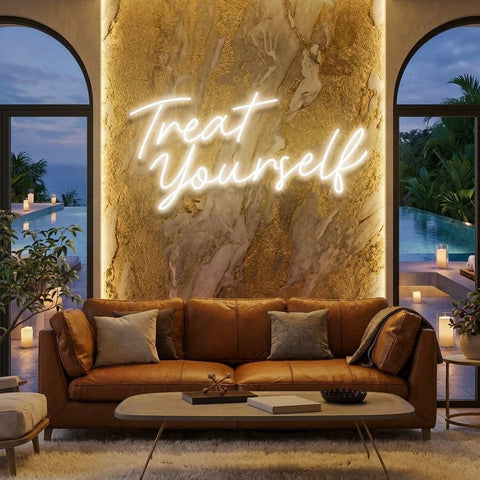 Treat yourself Led Neon Sign Light