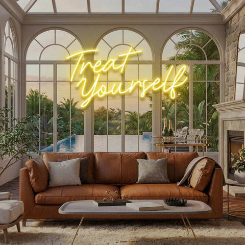 Treat yourself Led Neon Sign Light