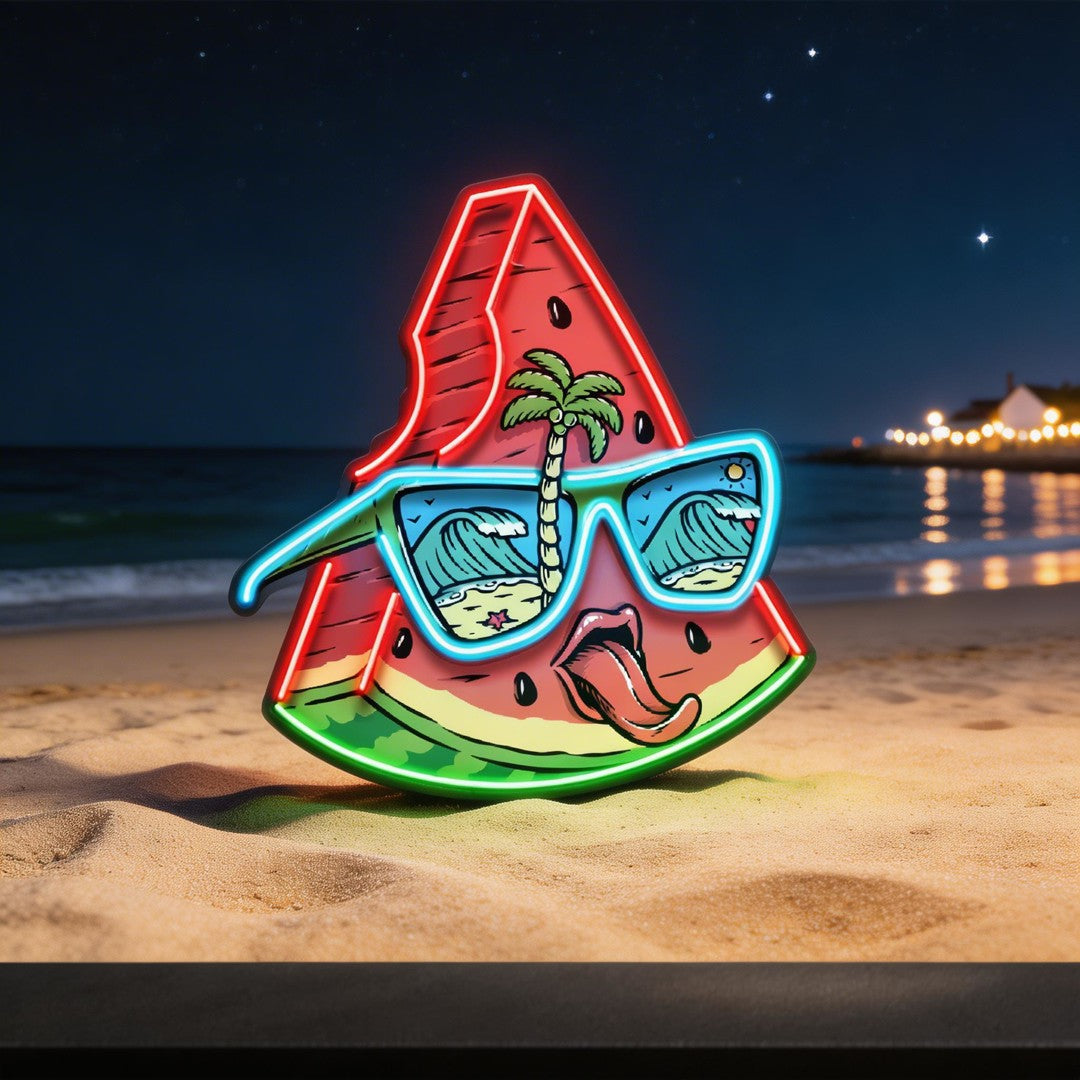 Tropical Watermelon Vibes LED Neon Sign Light Pop Art