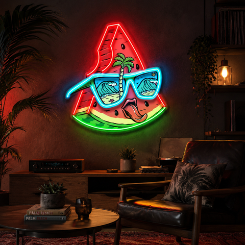 Tropical Watermelon Vibes LED Neon Sign Light Pop Art