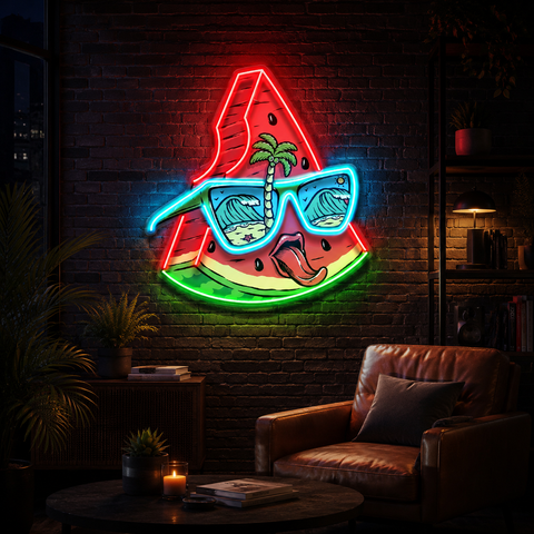 Tropical Watermelon Vibes LED Neon Sign Light Pop Art